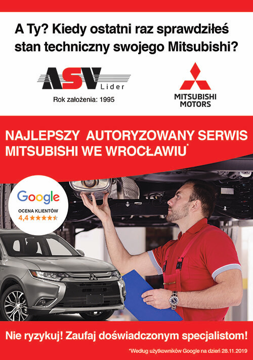 Najlepszy autoryzowany serwis Mitsubishi we Wroclawiu